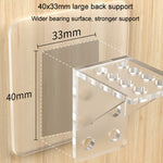4 giá đỡ ngăn kệ không cần khoan, góc vuông, kẹp cố định ván ngăn tủ quần áo, 7x7cm, 7x15cm