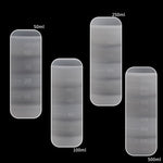 Bộ 5 cốc đo epoxy gấp gọn, khuôn silicon làm nến, thạch cao, keo, cốc trộn, 5 cái 50ml, 5 cái 100ml, 2 cái 250ml, 2 cái 500ml