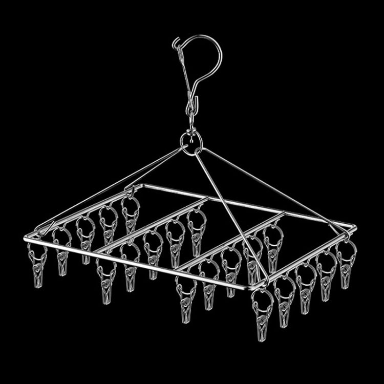 Giá phơi tất vuông bằng thép không gỉ đa năng chống gió, 24x30cm 20 kẹp, 35x27cm 30 kẹp, 35x27cm 40 kẹp, 40x30cm 40 kẹp, 40x25cm 50 kẹp, 40x25cm 60 kẹp