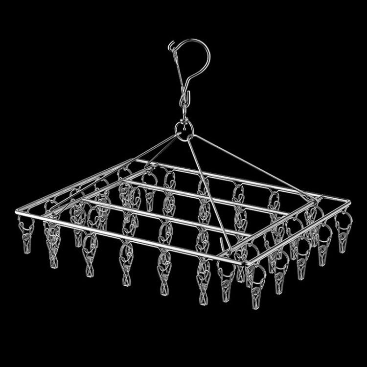 Giá phơi tất vuông bằng thép không gỉ đa năng chống gió, 24x30cm 20 kẹp, 35x27cm 30 kẹp, 35x27cm 40 kẹp, 40x30cm 40 kẹp, 40x25cm 50 kẹp, 40x25cm 60 kẹp