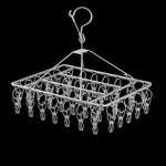 Giá phơi tất vuông bằng thép không gỉ đa năng chống gió, 24x30cm 20 kẹp, 35x27cm 30 kẹp, 35x27cm 40 kẹp, 40x30cm 40 kẹp, 40x25cm 50 kẹp, 40x25cm 60 kẹp