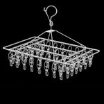 Giá phơi tất vuông bằng thép không gỉ đa năng chống gió, 24x30cm 20 kẹp, 35x27cm 30 kẹp, 35x27cm 40 kẹp, 40x30cm 40 kẹp, 40x25cm 50 kẹp, 40x25cm 60 kẹp
