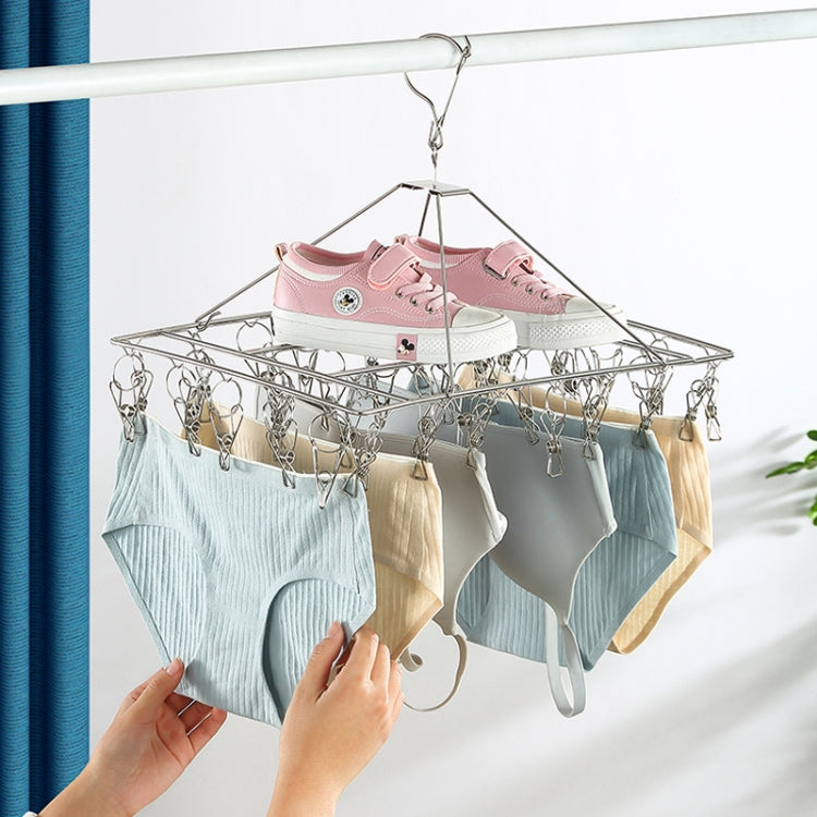 Giá phơi tất vuông bằng thép không gỉ đa năng chống gió, 24x30cm 20 kẹp, 35x27cm 30 kẹp, 35x27cm 40 kẹp, 40x30cm 40 kẹp, 40x25cm 50 kẹp, 40x25cm 60 kẹp