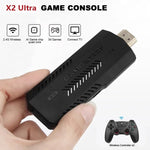Máy chơi game X2 Ultra với tay cầm đôi không dây 2.4G, 64GB, 128GB, 256GB