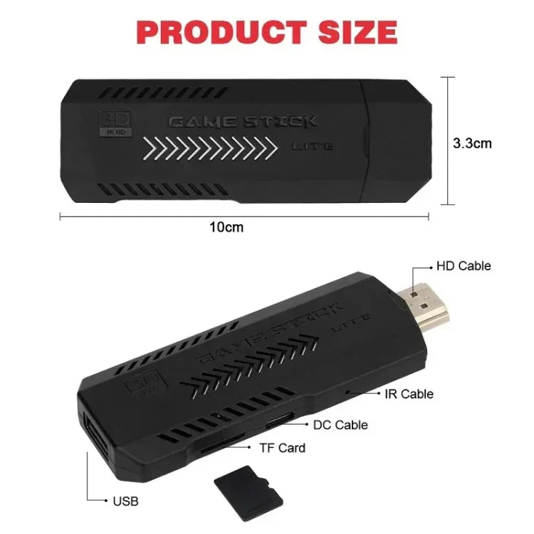 Máy chơi game X2 Ultra với tay cầm đôi không dây 2.4G, 64GB, 128GB, 256GB