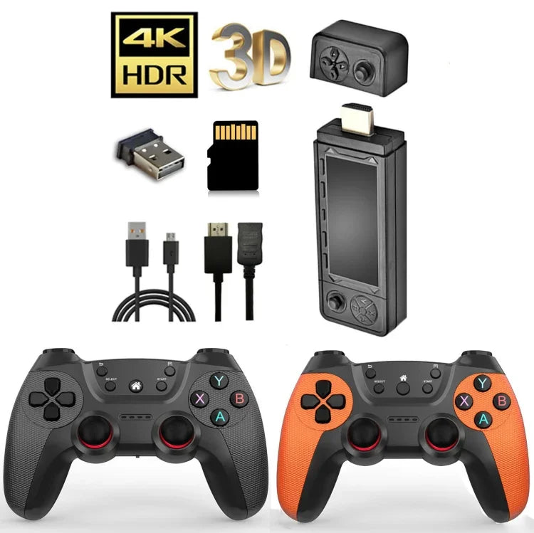 Máy chơi game X9 Ultra với tay cầm đôi không dây 2.4G, 64GB hơn 37000 trò chơi, 128GB hơn 42000 trò chơi, 256GB hơn 60000 trò chơi