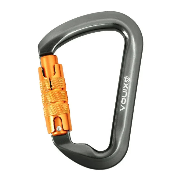 XINDA XD-8128 Bộ dụng cụ sinh tồn leo núi ngoài trời móc khóa chịu tải, tự động xám, tự động đen, ren xám, ren đen, ren cam, ren xanh dương, ren xanh đậm