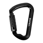XINDA XD-8128 Bộ dụng cụ sinh tồn leo núi ngoài trời móc khóa chịu tải, tự động xám, tự động đen, ren xám, ren đen, ren cam, ren xanh dương, ren xanh đậm