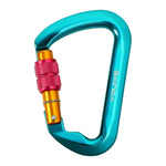 XINDA XD-8128 Bộ dụng cụ sinh tồn leo núi ngoài trời móc khóa chịu tải, tự động xám, tự động đen, ren xám, ren đen, ren cam, ren xanh dương, ren xanh đậm