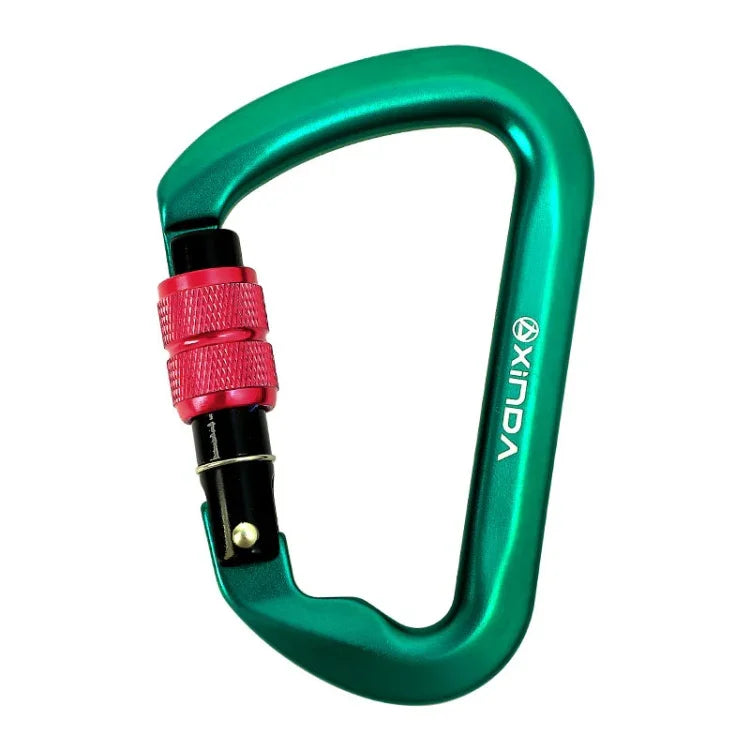 XINDA XD-8128 Bộ dụng cụ sinh tồn leo núi ngoài trời móc khóa chịu tải, tự động xám, tự động đen, ren xám, ren đen, ren cam, ren xanh dương, ren xanh đậm