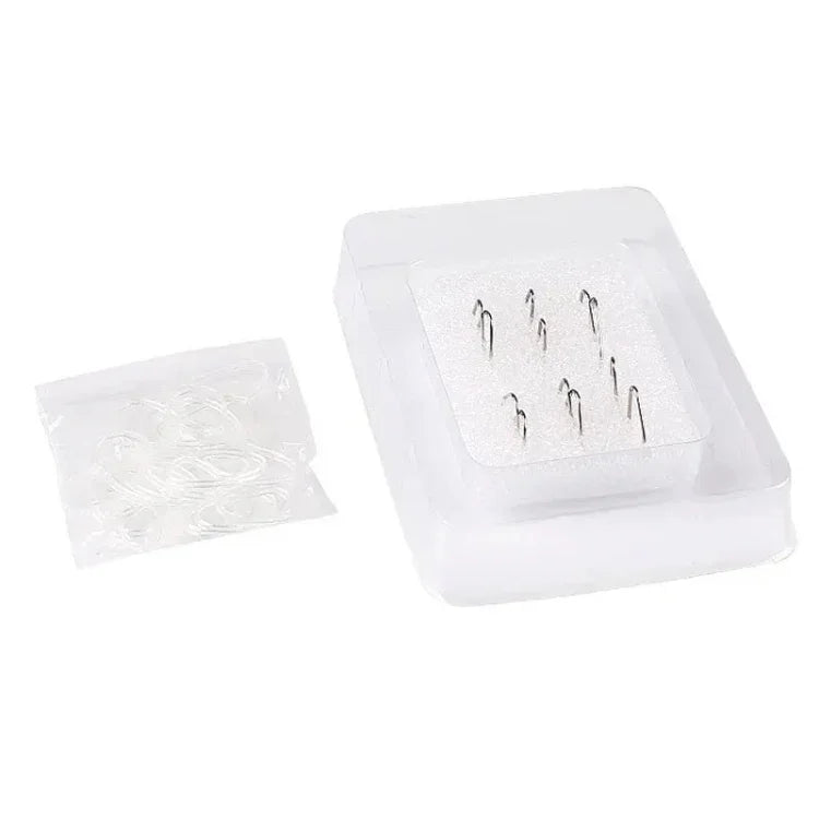6 chiếc / hộp móng chỉnh hình dây kim loại cắm móng chân chỉnh hình móng