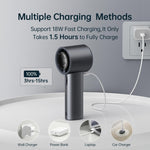Quạt cầm tay nhỏ gọn làm mát mạnh mẽ tốc độ cao JisuLife FA53 Pro 1, quạt để bàn mini sạc USB di động