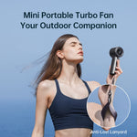 Quạt cầm tay nhỏ gọn làm mát mạnh mẽ tốc độ cao JisuLife FA53 Pro 1, quạt để bàn mini sạc USB di động