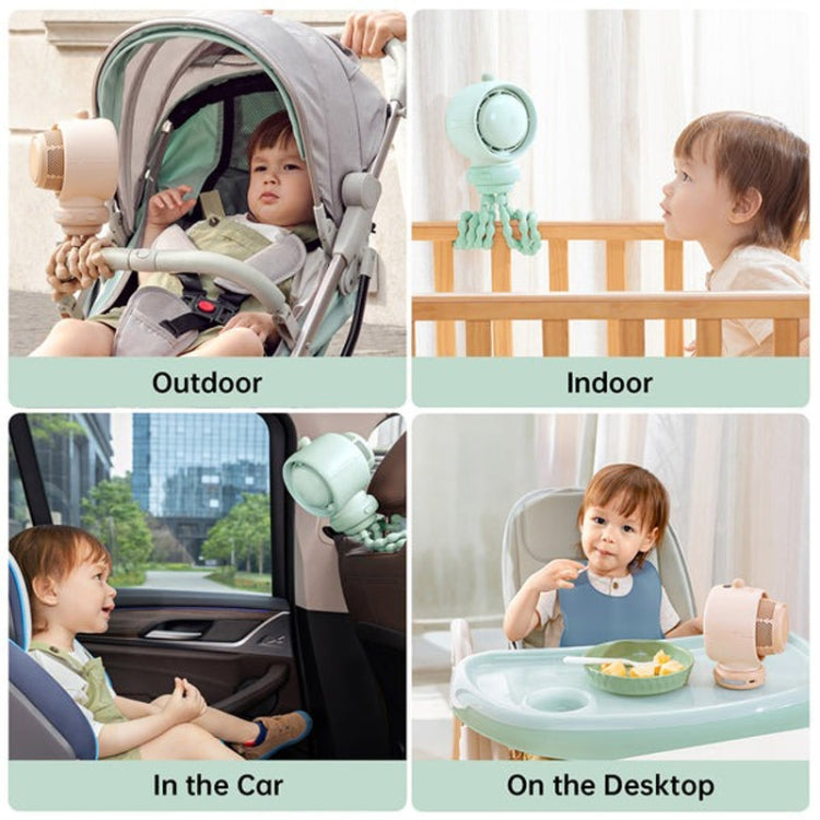 Quạt xe đẩy JisuLife Life2S tốc độ cao tiết kiệm năng lượng, quạt mini không cánh đầu xoay, lọc không khí Life2S