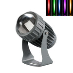 Đèn pha LED 10W một chùm sáng ngoài trời chống nước, đèn trụ tường chiếu sáng, đèn cảnh quan điều khiển từ xa, chọn 1 trong 3 màu, chọn 1 trong 5 màu