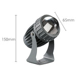 Đèn pha LED 10W một chùm sáng ngoài trời chống nước, đèn trụ tường chiếu sáng, đèn cảnh quan điều khiển từ xa, chọn 1 trong 3 màu, chọn 1 trong 5 màu