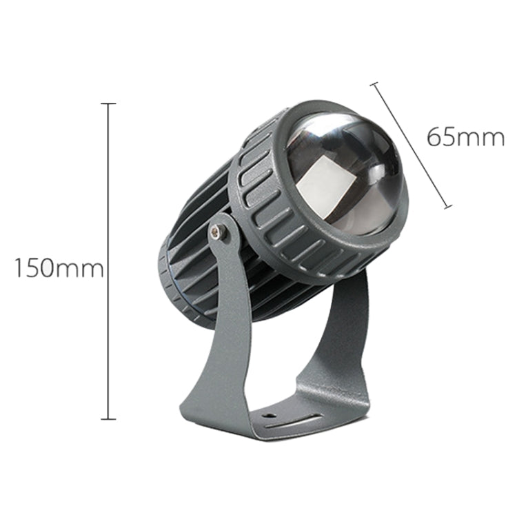 Đèn pha LED 10W một chùm sáng ngoài trời chống nước, đèn trụ tường chiếu sáng, đèn cảnh quan điều khiển từ xa, chọn 1 trong 3 màu, chọn 1 trong 5 màu