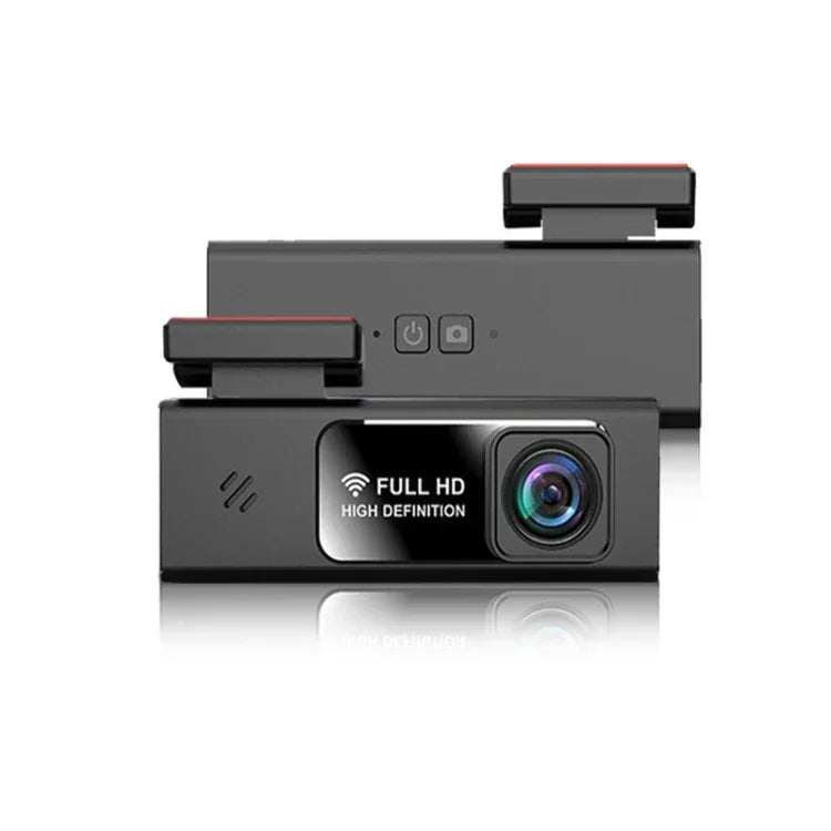 Máy ghi hình lái xe giấu kín có kết nối WIFI điện thoại di động 2K siêu nét có tầm nhìn ban đêm, Dây USB ngắn, Cổng sạc thuốc lá, Dây hạ áp