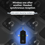 Hệ thống tai nghe không dây 5.8G hỗ trợ giám sát tai đôi, một đến hai, một đến bốn