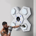 Bluetooth Music Boxing Machine Countable Rechargeable Fitness Equipment, Without Gloves Pink Blue, With Adult Gloves Pink Blue, With Child Golves Pink Blue, With Adult & Child Gloves Pink Blue, Without Gloves Blue, With Adult Gloves Blue               ...