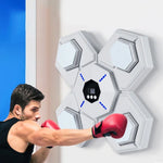 Bluetooth Music Boxing Machine Countable Rechargeable Fitness Equipment, Without Gloves Pink Blue, With Adult Gloves Pink Blue, With Child Golves Pink Blue, With Adult & Child Gloves Pink Blue, Without Gloves Blue, With Adult Gloves Blue               ...