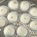 100 miếng giấy hấp tròn dùng một lần đạt chuẩn thực phẩm, chống dính, có lỗ, dùng cho hấp bánh bao, đường kính 7.6cm