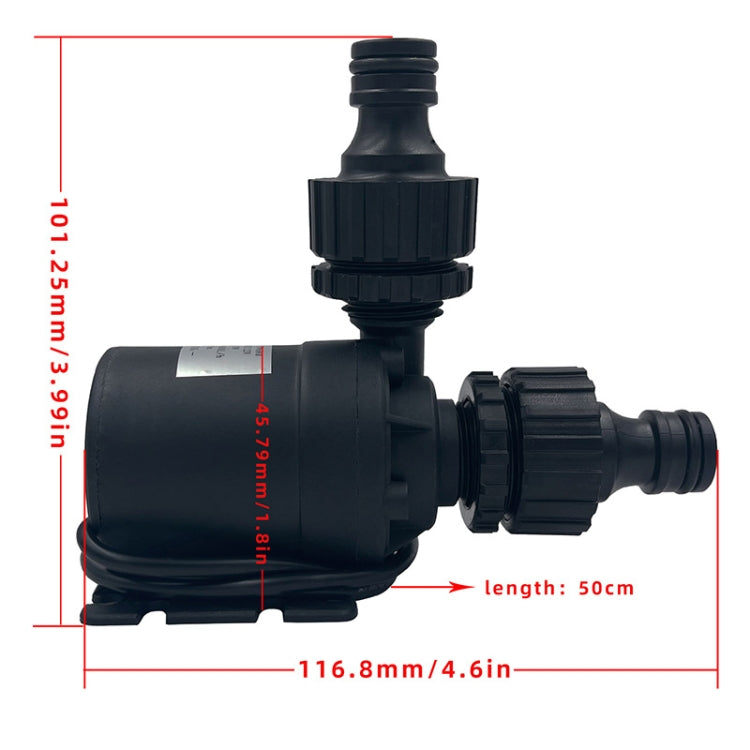 Bơm tăng áp lõi trục gốm động cơ không chổi than nâng 5m, DC12V, DC24V