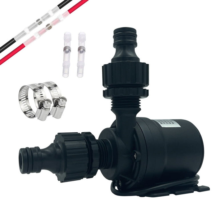 Bơm tăng áp lõi trục thép không gỉ động cơ không chổi than nâng 8m, DC12V, DC24V