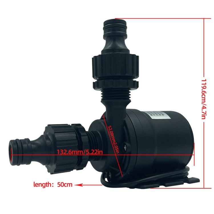 Bơm tăng áp lõi trục thép không gỉ động cơ không chổi than nâng 8m, DC12V, DC24V
