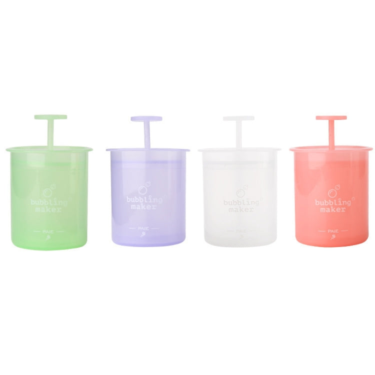 Cốc Tạo Bọt Sữa Rửa Mặt Di Động Thủ Công, Cốc Tạo Bọt, Màu Tím Nhỏ, Trong Suốt Nhỏ, Hồng Nhỏ, Tím Lớn, Trong Suốt Lớn, Hồng Lớn