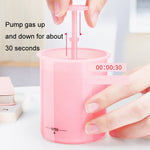 Cốc Tạo Bọt Sữa Rửa Mặt Di Động Thủ Công, Cốc Tạo Bọt, Màu Tím Nhỏ, Trong Suốt Nhỏ, Hồng Nhỏ, Tím Lớn, Trong Suốt Lớn, Hồng Lớn