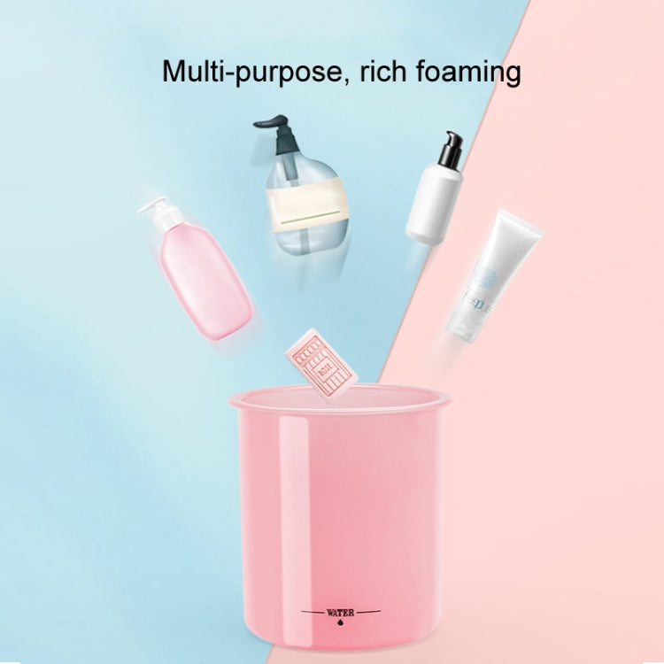 Cốc Tạo Bọt Sữa Rửa Mặt Di Động Thủ Công, Cốc Tạo Bọt, Màu Tím Nhỏ, Trong Suốt Nhỏ, Hồng Nhỏ, Tím Lớn, Trong Suốt Lớn, Hồng Lớn