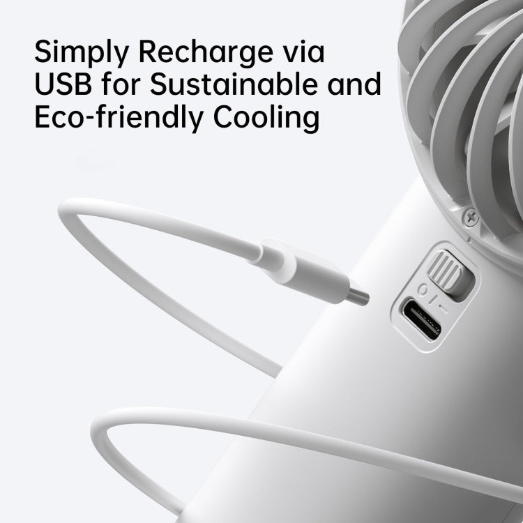 Quạt cầm tay nhỏ gọn sạc lại JisuLife Life4, 3600mAh màu xám, 3600mAh màu đen, 3600mAh màu hồng, 5000mAh màu xám, 5000mAh màu đen, 5000mAh màu hồng