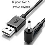 Cáp sạc USB sang DC JINGHUA U550C cho thiết bị nhỏ, 3.5mm, 5.5mm