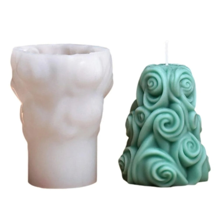 Christmas Tree Aromatherapy Candle Ornaments DIY Silicone Mold, C1 ZL-268-1, C1 ZL-268-2, C1 ZL-268-3, D1  ZL-269-1, D2  ZL-269-2, D3  ZL-269-3, D4  ZL-269-4