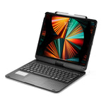 Bàn phím cảm ứng Bluetooth có đèn nền xoay 360 độ cho máy tính bảng iPad Pro 12.9 inch 2022/2021/2020/2018, dành cho iPad Pro 12.9 inch