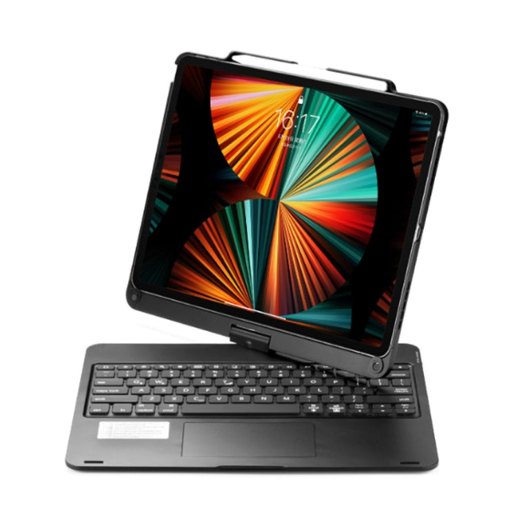 Bàn phím cảm ứng Bluetooth có đèn nền xoay 360 độ cho máy tính bảng iPad Pro 12.9 inch 2022/2021/2020/2018, dành cho iPad Pro 12.9 inch