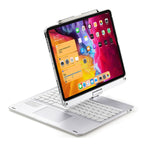 Bàn phím cảm ứng Bluetooth có đèn nền xoay 360 độ cho máy tính bảng iPad Pro 12.9 inch 2022/2021/2020/2018, dành cho iPad Pro 12.9 inch