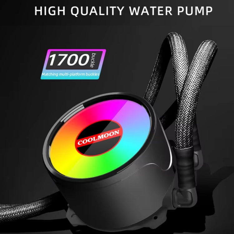 Quạt làm mát CPU tích hợp COOLMOON RGB120 5V ARGB hàng đơn đa nền tảng, RGB120