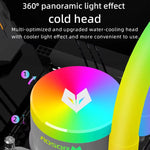 Bộ tản nhiệt máy tính COOLMOON AS360 Magic Diamond Edition ARGB làm mát bằng nước tích hợp đèn CPU Radiator, AS360