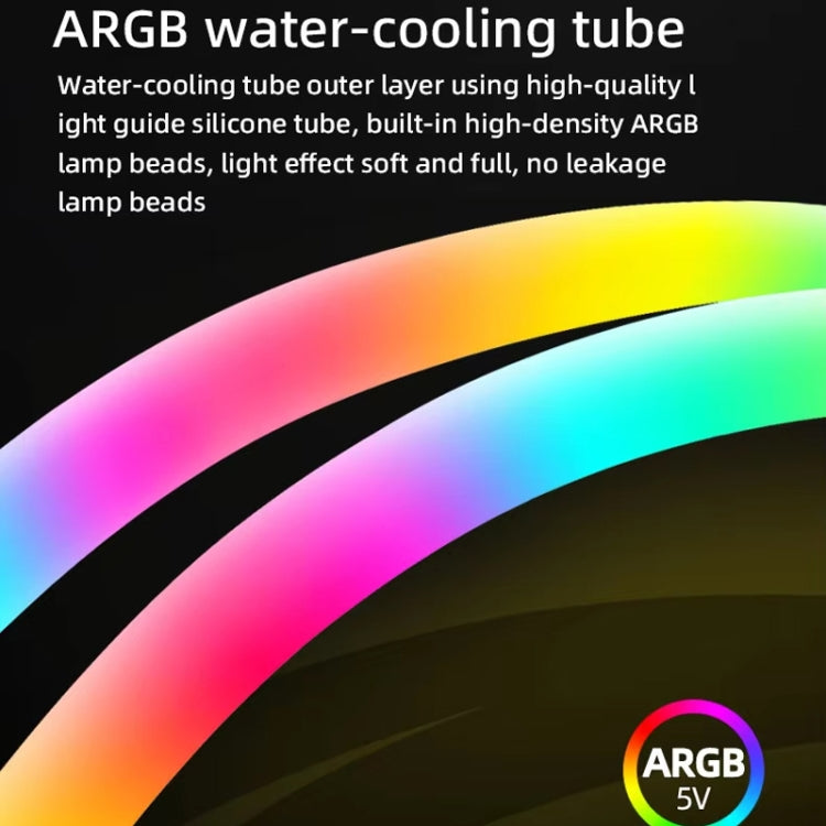 Bộ tản nhiệt máy tính COOLMOON AS360 Magic Diamond Edition ARGB làm mát bằng nước tích hợp đèn CPU Radiator, AS360