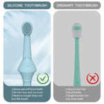 Bộ 2 cái / Bộ Bàn chải đánh răng silicon cho Mèo và Chó Dụng cụ chăm sóc vệ sinh miệng thú cưng