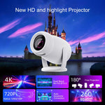 Máy chiếu thông minh hệ điều hành Android 12.0 HY400, máy chiếu gia đình di động, phích cắm US, phích cắm EU, phích cắm UK, phích cắm AU