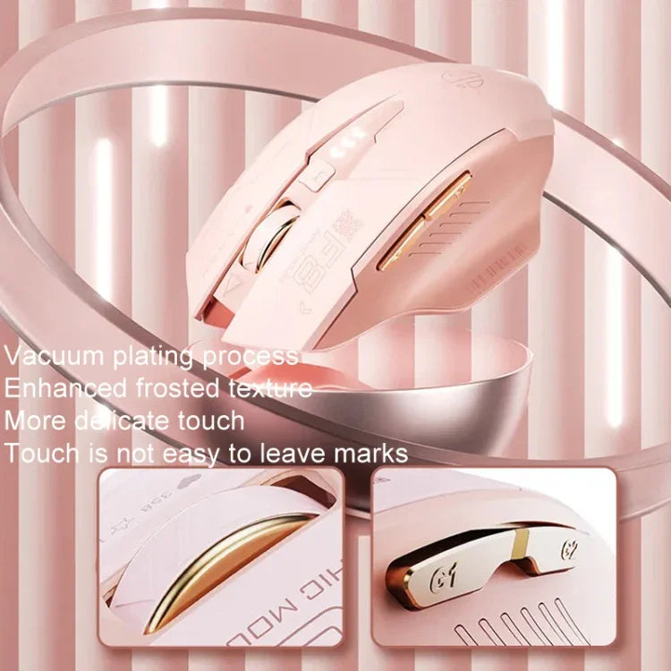Chuột chơi game máy tính không dây sạc im lặng 2.4G Inphic F8, F8