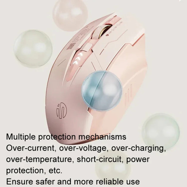 Chuột chơi game máy tính không dây sạc im lặng 2.4G Inphic F8, F8