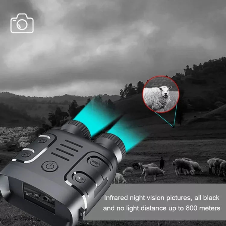 Thiết bị nhìn đêm hồng ngoại ống nhòm 5X HD 1080P màn hình 2.4 inch D18
