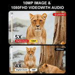 Thiết bị nhìn đêm hồng ngoại ống nhòm 5X HD 1080P màn hình 2.4 inch D18