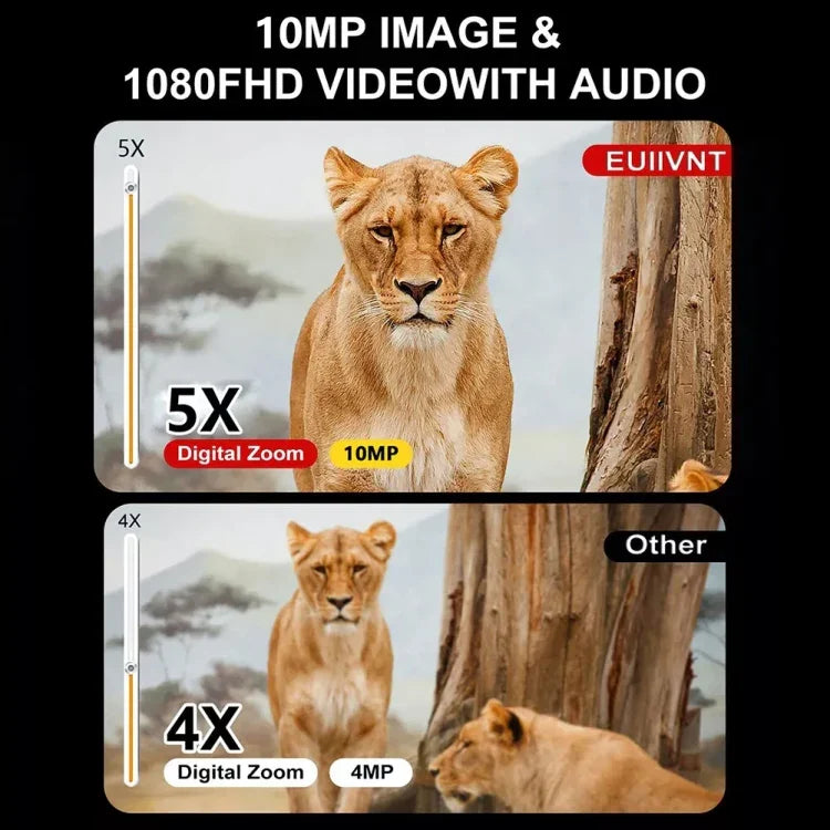 Thiết bị nhìn đêm hồng ngoại ống nhòm 5X HD 1080P màn hình 2.4 inch D18