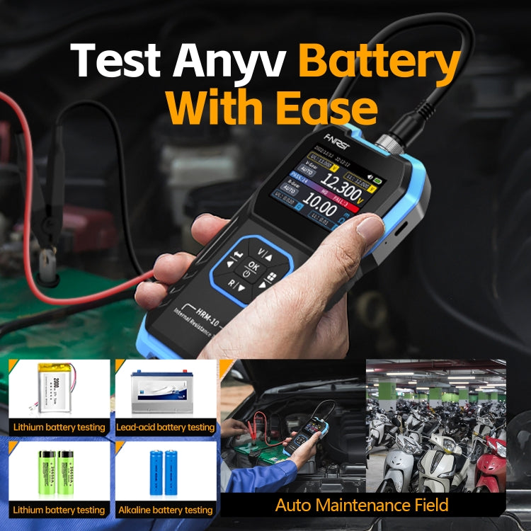 Dụng cụ đo điện áp và điện trở trong pin lithium 18650 FNIRSI