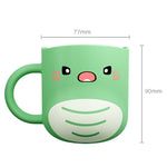 Cốc Nước Chải Răng Cho Bé Hình Khủng Long Hoạt Hình Dễ Thương, Chống Rơi, Thân Thiện Với Môi Trường